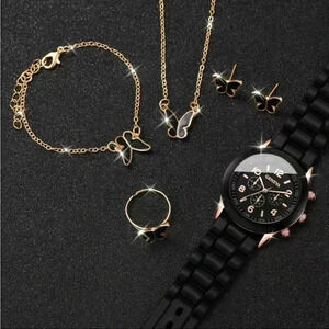 Watch and  jewellery set